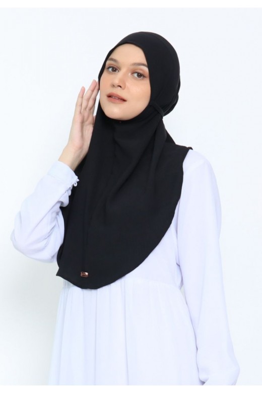 Faiza Bergo Airflow Black